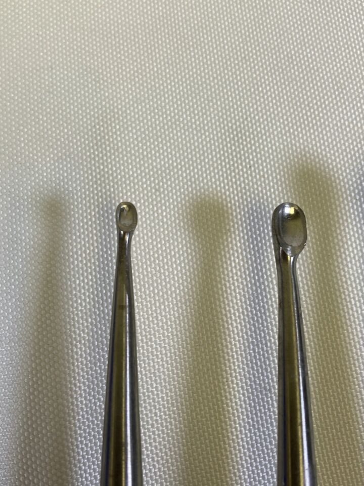 CODMAN Sizes 0/1/3/4/5 x 11" Straight Cobb Curettes Set of 5 — photo 4