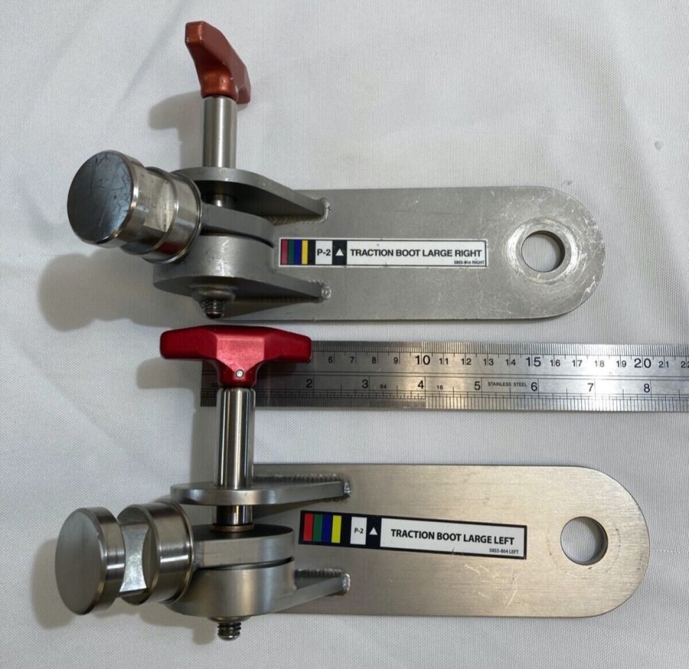 MIZUHO OSI 5855-864 P-2 Large Pair of Traction Boot Foot Plates L&R — photo 7
