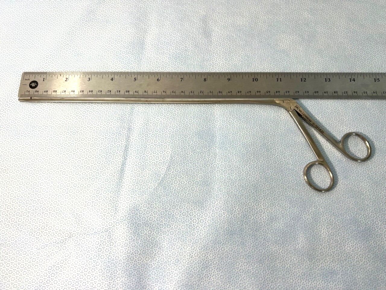 MILLENNIUM SURGICAL 6-51143H Straight Spinal Rongeur 11.5" X 3mm Up Bite — photo 6