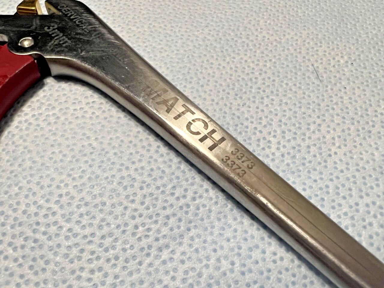 JARIT 281-061DT Detach Cervical Kerrison Rongeur 3mm X 40deg UpBite X 8" Neuro — photo 7