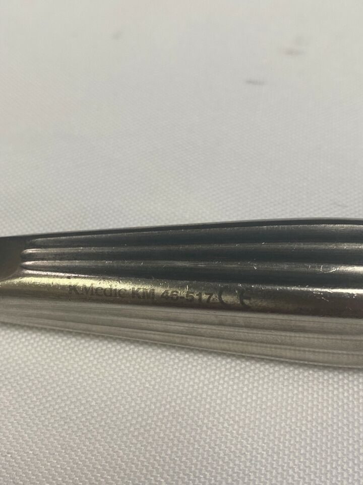 KMEDIC KM 46-517 Brun Bone Curette Oval Cup 7in Straight Size 0 — photo 2