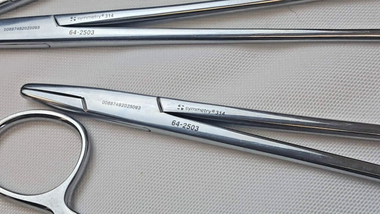 SYMMETRY 64-2503 Mayo-Hegar Needle Holders 8" Lot of 5 — photo 3
