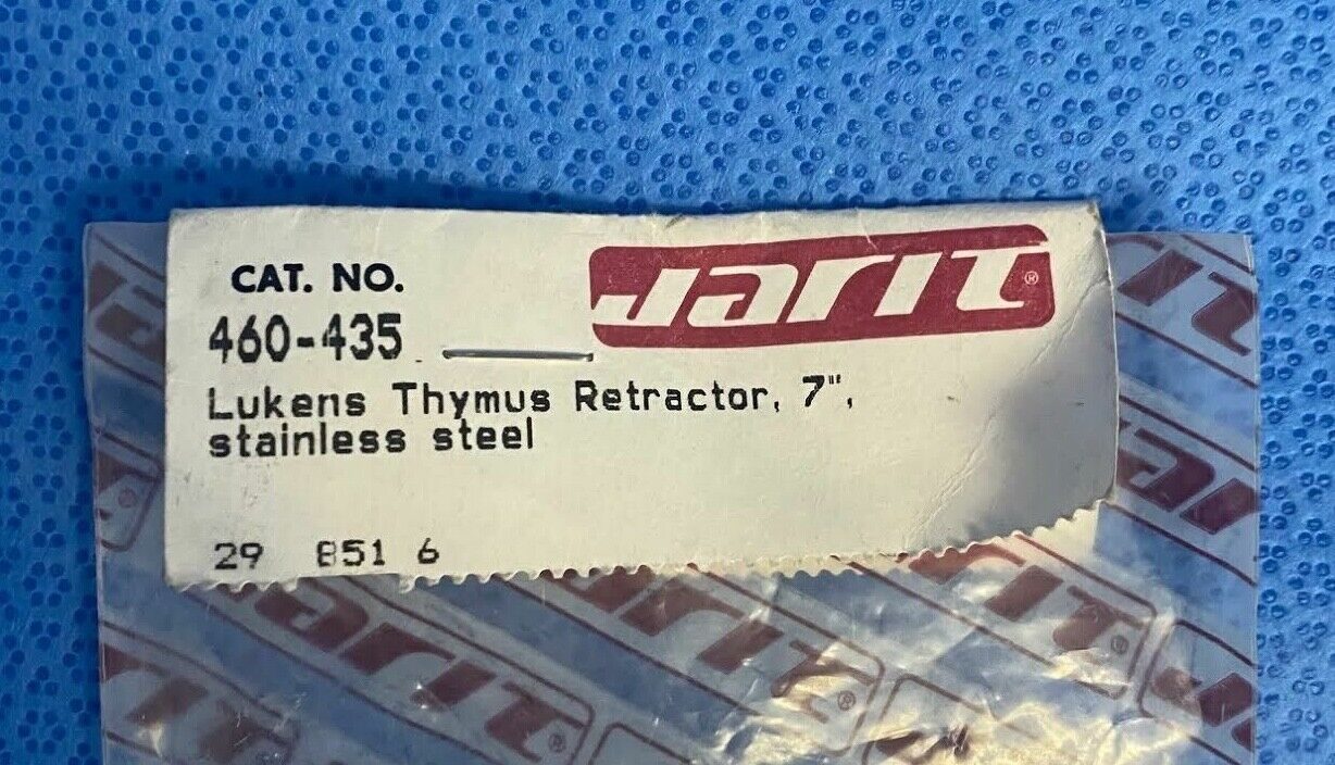JARIT 460-435 Lukens Thymus Retractor 7" Double Ended — photo 2