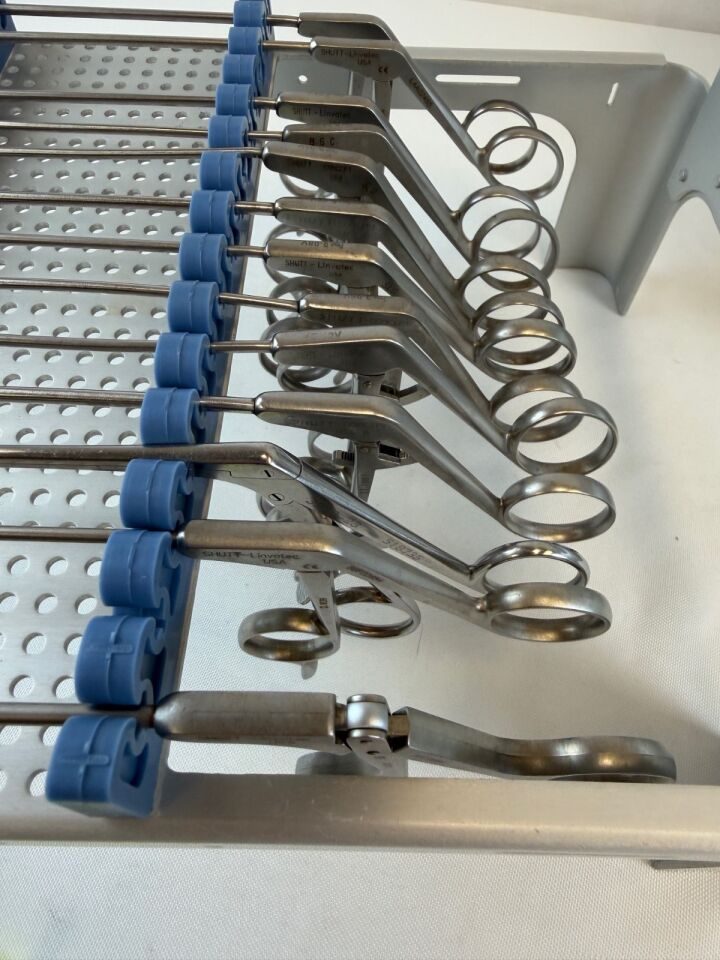 VARIOUS  13 Piece Concept Linvatec Shutt Arthroscopy Biter Punch Set w/ Extras & Tray — photo 7