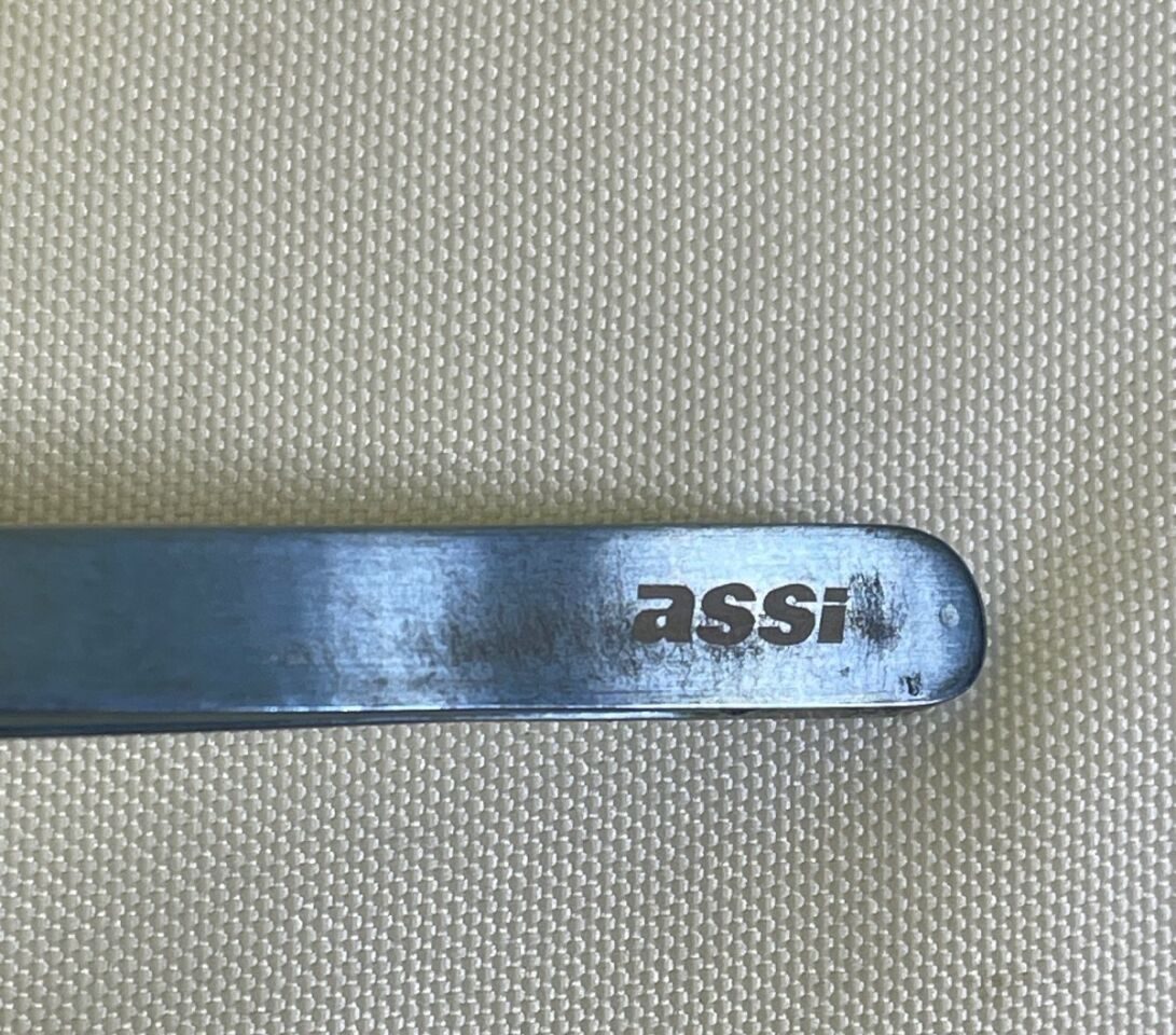 ASSI .JFLT3 0.3mm T/C Tip Diameter L: 13.5cm MicroLite Titanium Forceps — photo 2