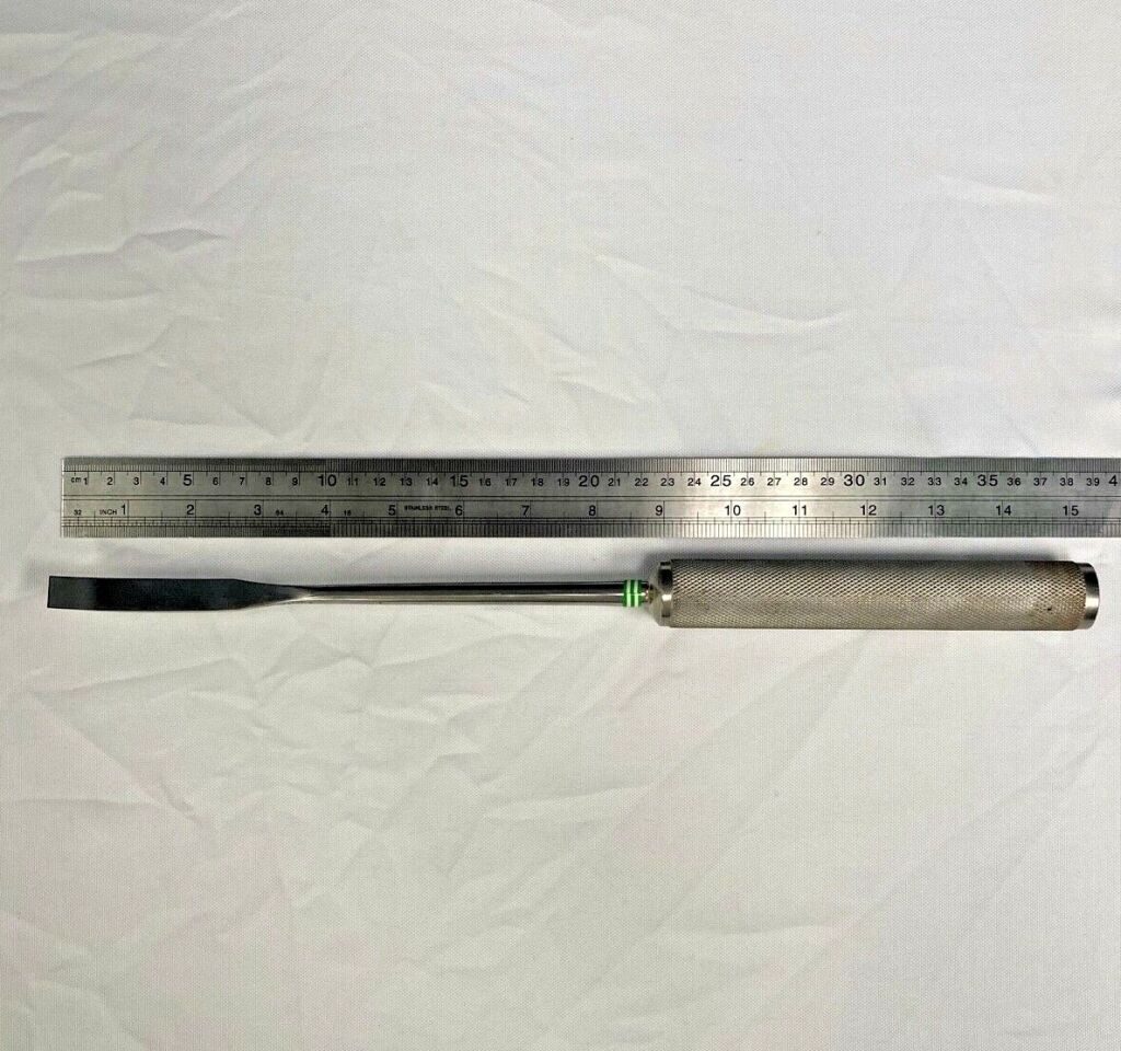 15" 7/8" Tip Cobb Curved Chisel Orthopedic — photo 6