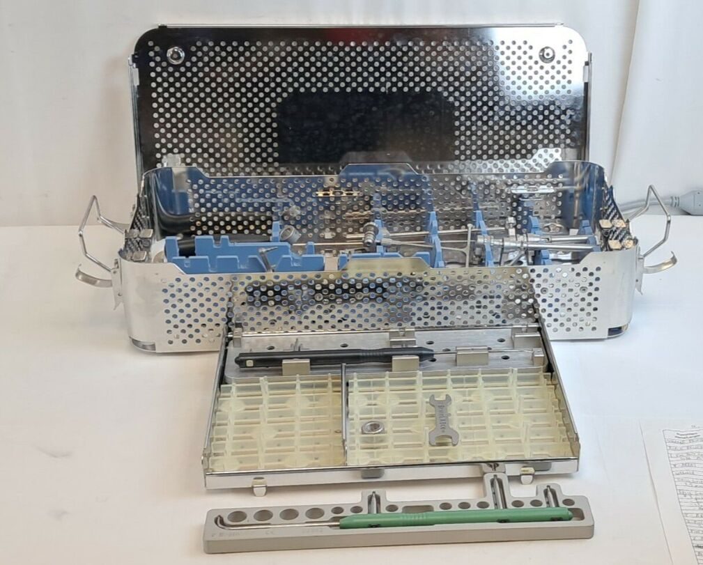 BRAINLAB Various Hip Tray Instrument Set w/ Case for Hip Resurfacing - 13 pc