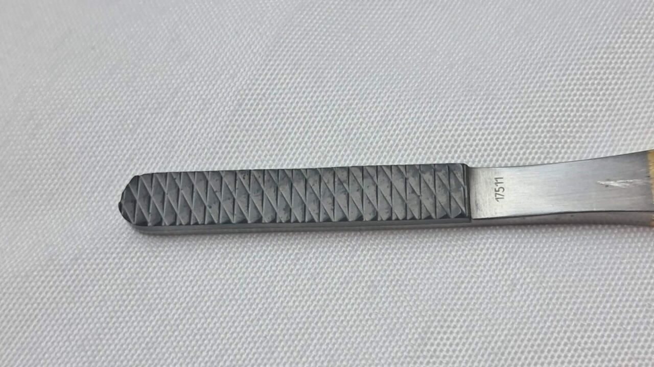 AESCULAP OL427R Durogrip TC Fomon Size 7-8 Double Ended Nasal Rasp — photo 2