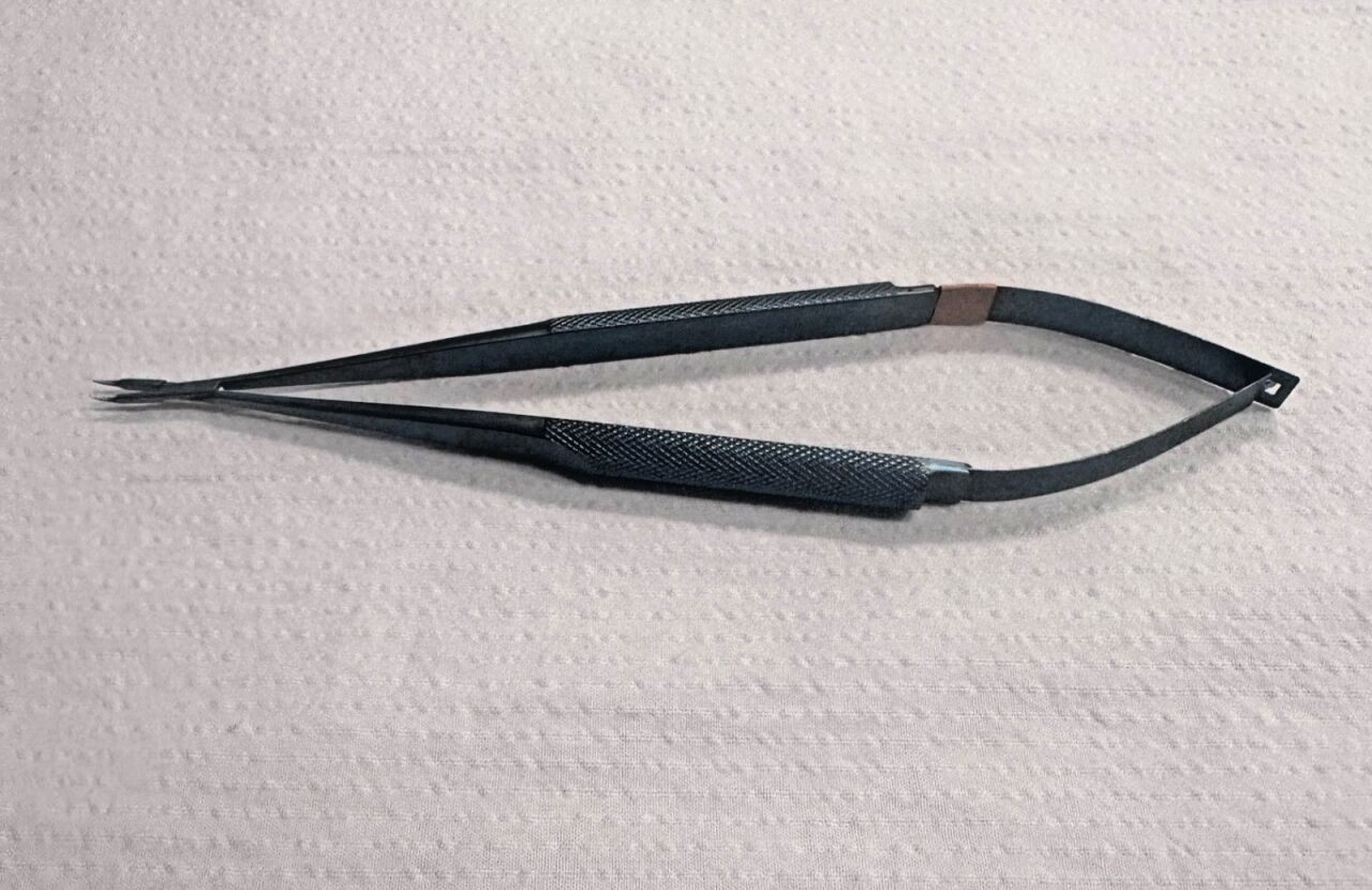 CODMAN 80-1725 Titanium Rhoton Needle Holder Curved Fine Tip 7" Neurology — photo 3