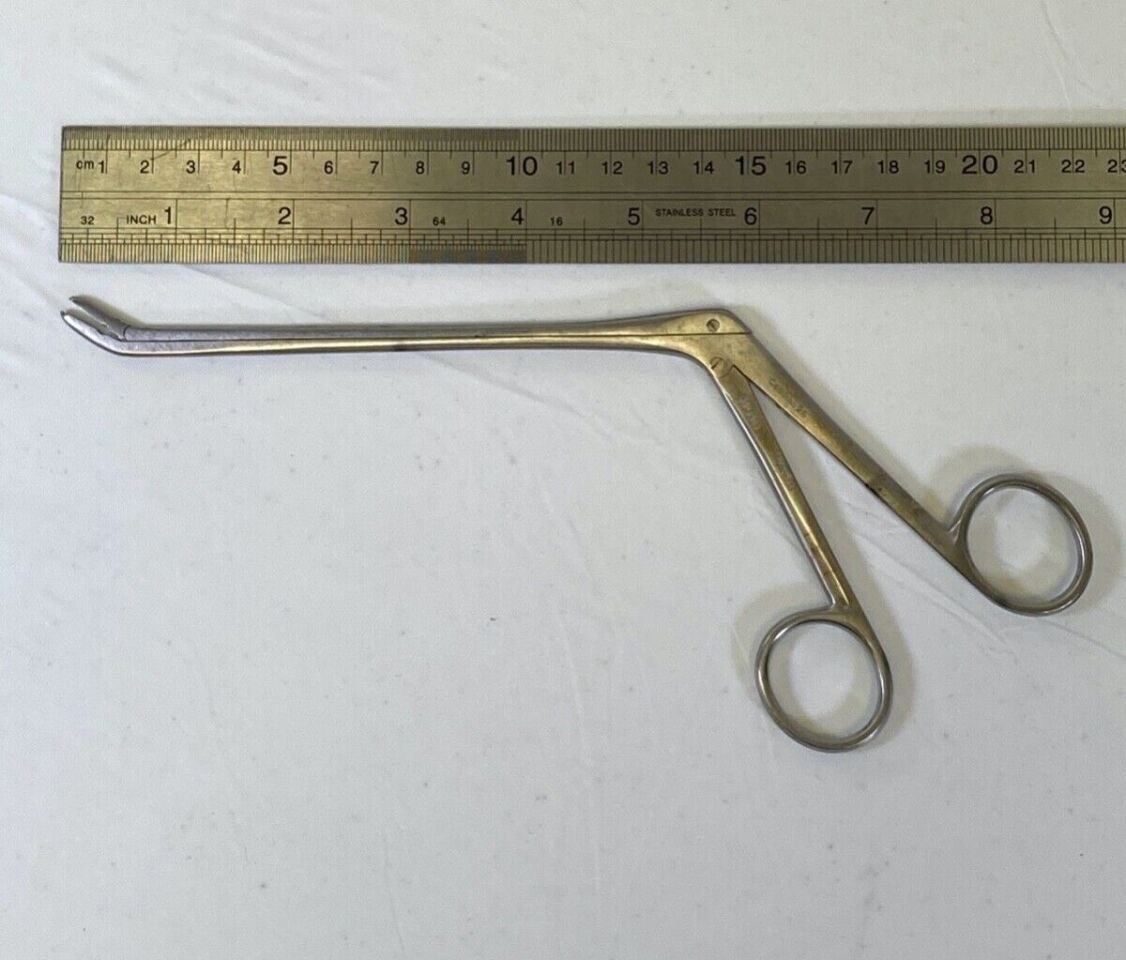 CODMAN 53-1251 Delicate Intervertebral Disc Rongeur 3mm x 10mm Up Cup Jaws — photo 9