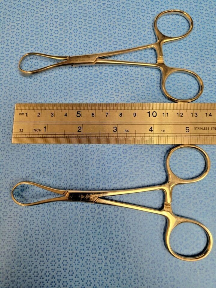 JARIT 110-120 Edna Towel Forceps 5.25", Lot of 2 — photo 5