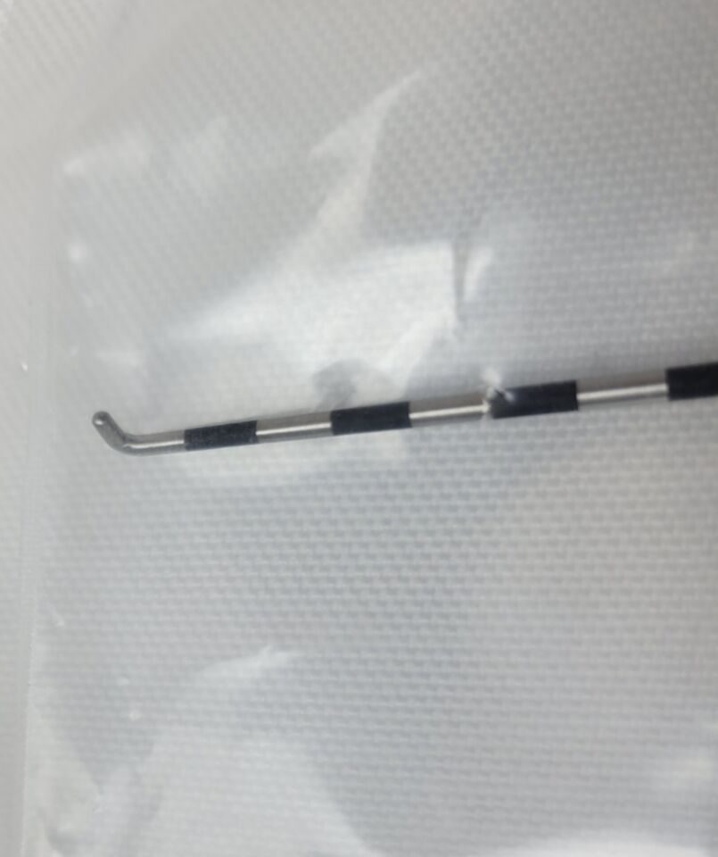 GSOURCE 30.1013 Hook Probe 3mm Blunt 5mm Grad Lines Triangular Handle 9-1/2" — photo 2