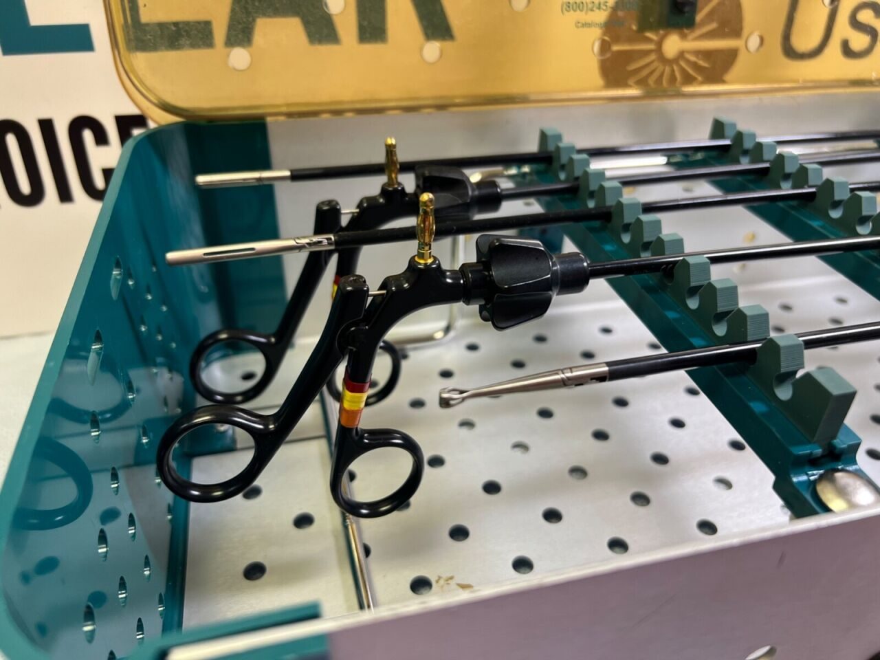 JARIT Various Roto-Lok Pelviscopy Laparoscopic Babcock Instrument Set w/ Case — photo 4