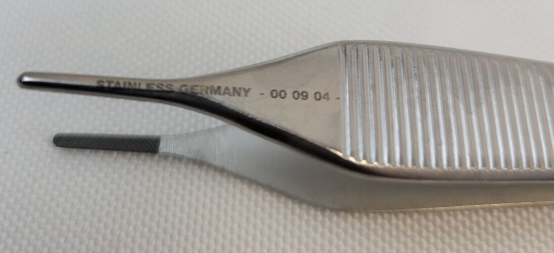 XOMED 3740031 Adson Dressing Forceps, Straight, Serrated Jaws — photo 5