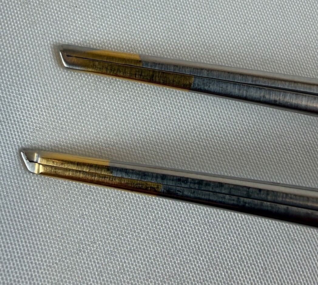 AESCULAP Thin Footplate 1mm-5mm 8" Upward Cutting Kerrisons Set    Thin Footplate 8" 200mm Kerrison Rongeurs FF661/2/3/4/5R — photo 5
