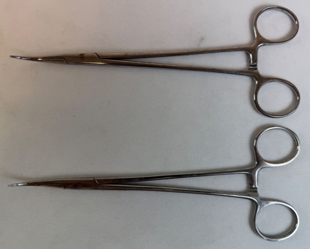 JARIT 285-106 Adson Hemostatic Forceps Curved 7.5" General Surgery — photo 1