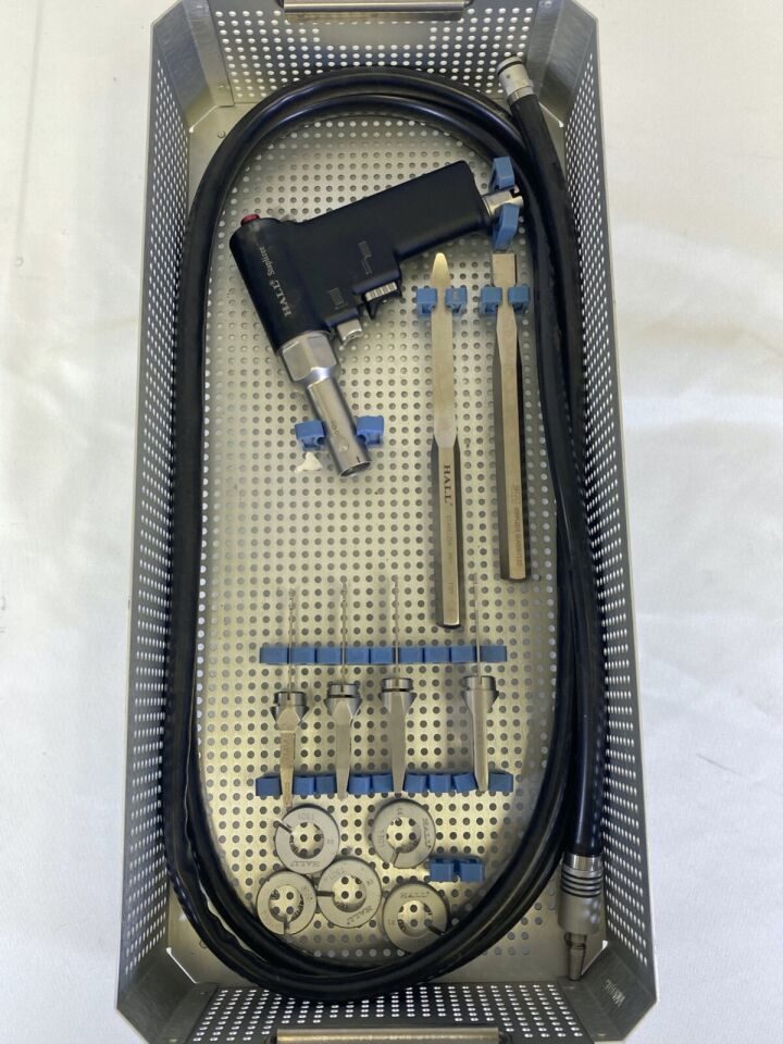 HALL w/ Sterilization Case T100 Pneumatic Metaphyseal Staplizer Set — photo 12
