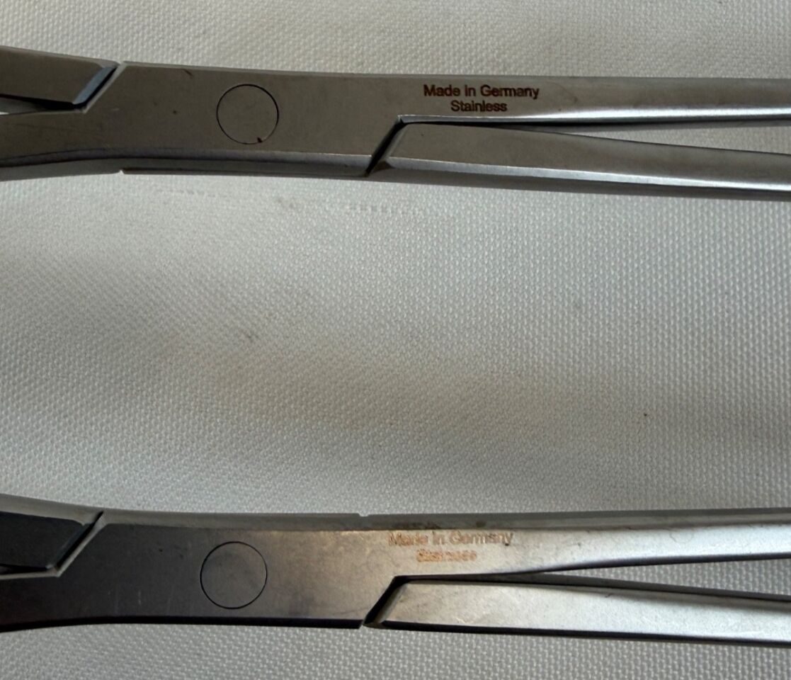 AESCULAP MB093R Fogarty Atraumatic Vascular Clamps Hydragrip Angled 8.5" — photo 4