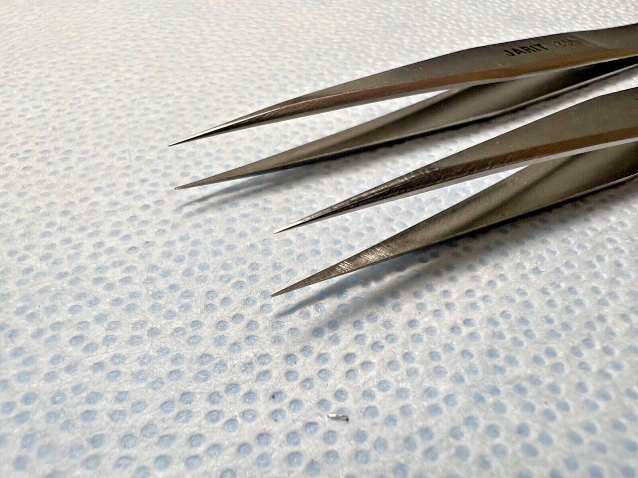 JARIT 355-170 Fine Straight Jeweler Forceps 4-5/8" Style No. 1 — photo 2