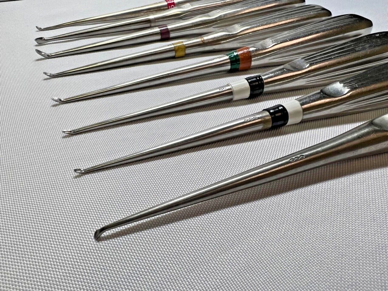 CODMAN  Set of 8 Bone Cup Curettes Spinal — photo 2