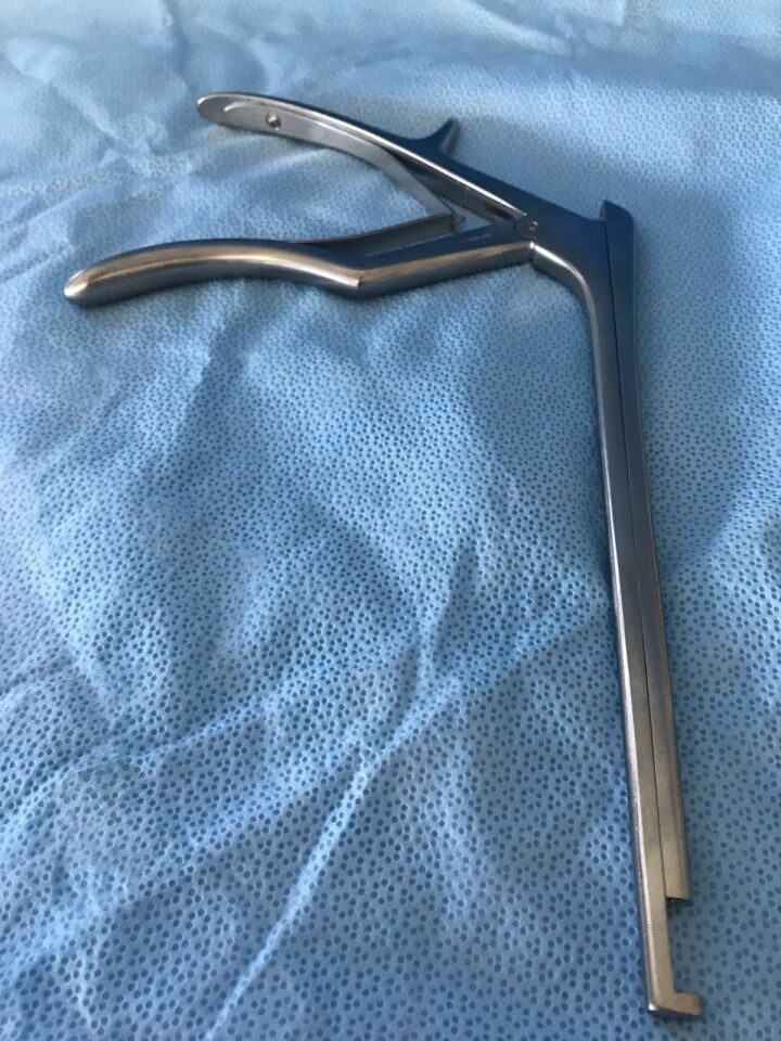 RICHARDS 28-2605 5mmX90deg Down Kerrison Rongeur 8" (20.3cm) Spine — photo 8