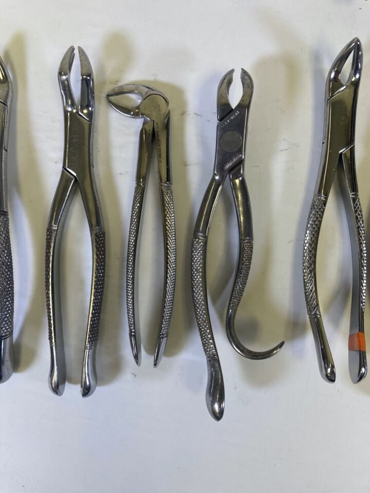 VARIOUS  Clev-Dent Premier Dental Extraction Forcep Set w/ Perforated Pan — photo 10