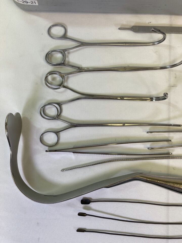 PILLING WECK 49 Piece w/ Sterilization Tray Gallbladder Instrument Set — photo 2