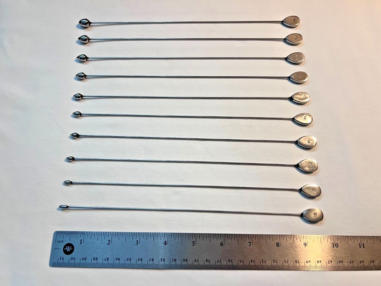 V. MUELLER Otis Bougie Set  V.Mueller Olive Tip Dilators 10,12,14,16,18,20,22,24,26,28 — photo 4