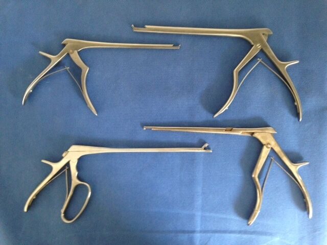 Various Sizes/Models Lot of 4 Kerrison Laminectomy Rongeurs — photo 1