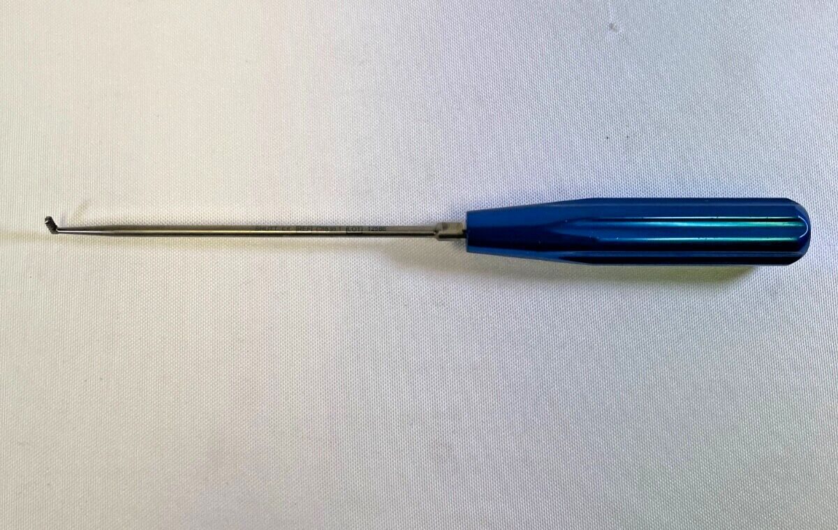 CONMED LINVATEC C8536.1 Meniscal Rasp 90deg Top & Bottom Serrations Arthroscopic