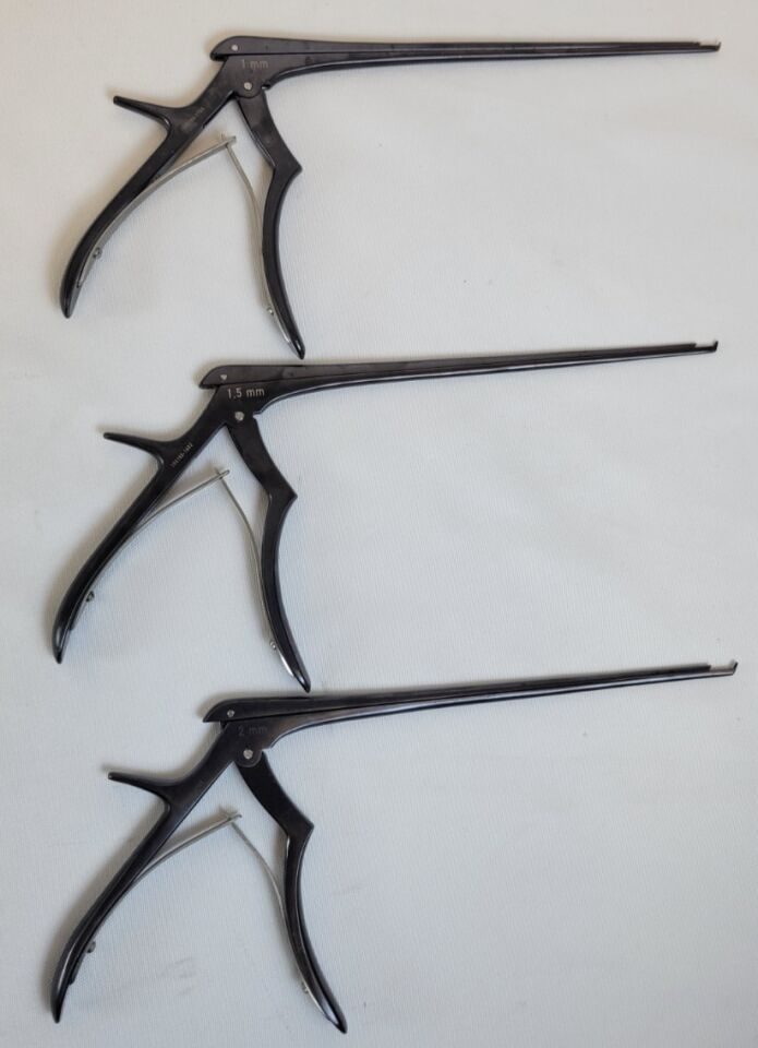 RUGGLES Various Kerrison Rongeurs, 8", 40 Upward Bite Angle, With Case — photo 9