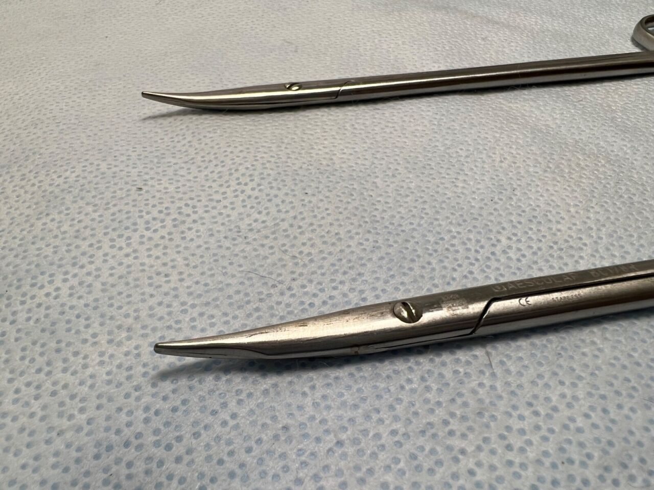 AESCULAP BC178R Potts Tenotomy Scissors Curved Blunt Tips 7" — photo 3