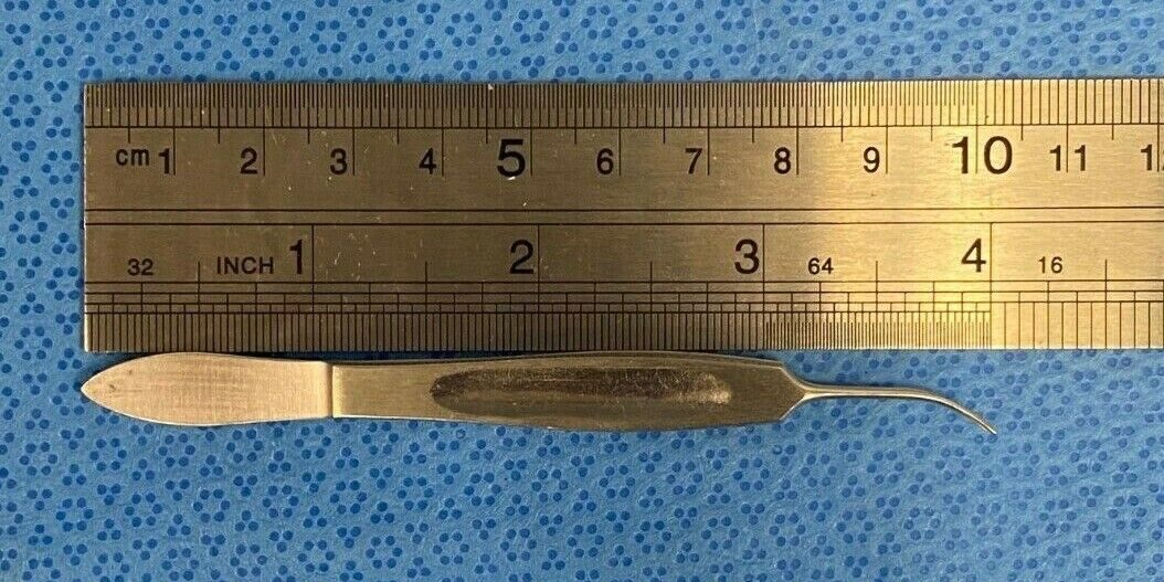 BAUSCH & LOMB E-1926 C Harms-Tubingen Tying Forceps Curved 4" Ophthalmic — photo 7