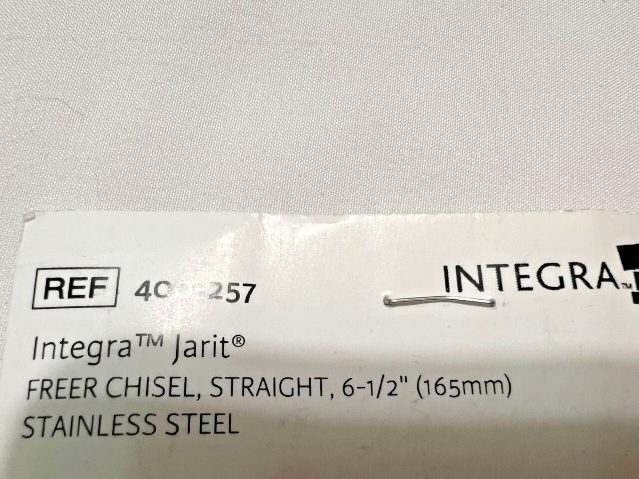 INTEGRA 400-257 Freer Chisel Straight 4mm X 6-1/2" Length ENT — photo 2