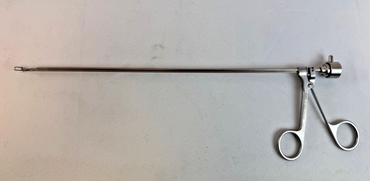KARL STORZ 10377KF Optical Peanut Grasping Forceps 2.9mm x 28cm Bronch — photo 1