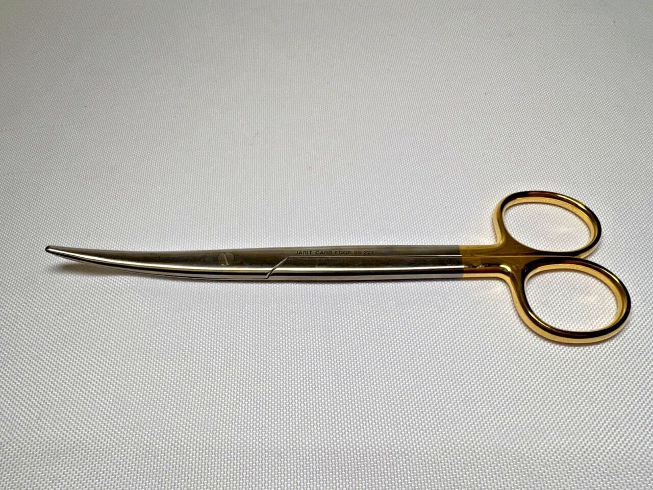 JARIT 101-222 Carb-Edge Curved Blunt Tip Scissors — photo 1