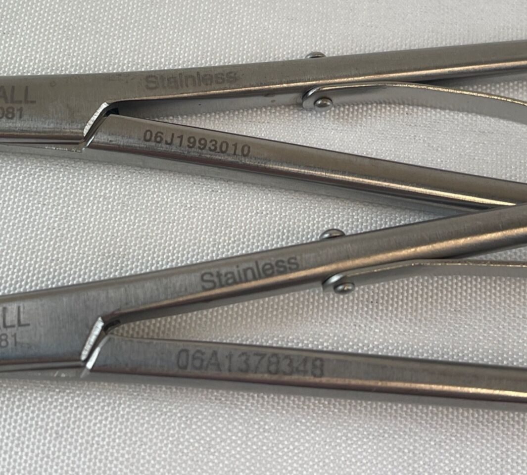 PILLING WECK 137081 Pair of Horizon Open Ligating Curved Small 8" Clip Appliers — photo 4