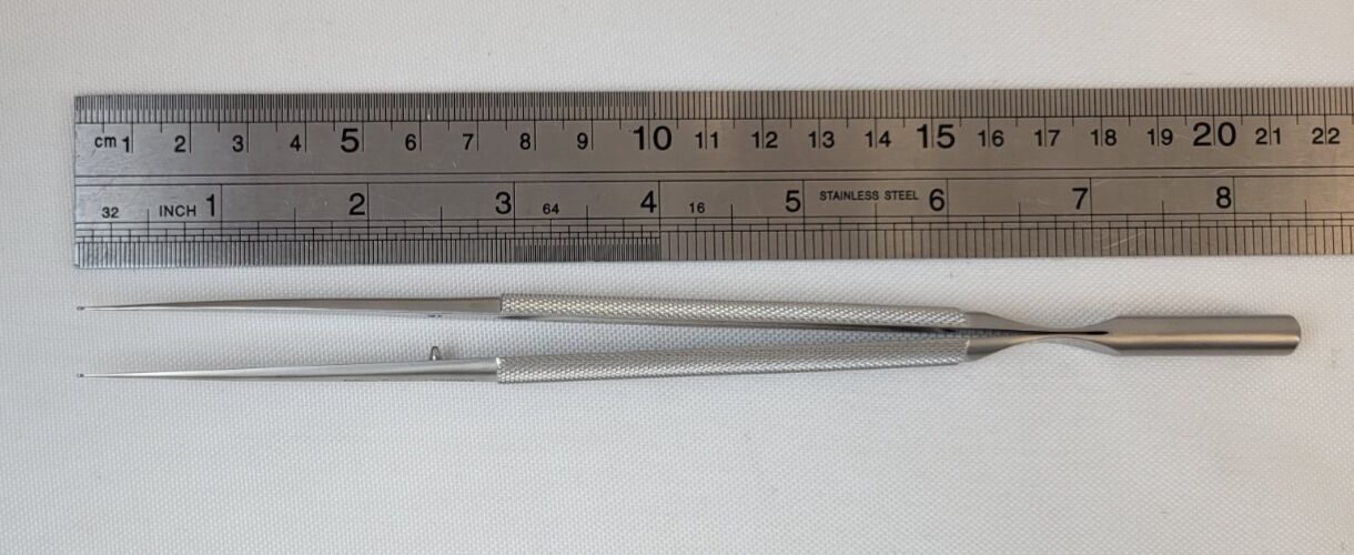 PILLING 358007 Micro Denis Ring Forceps 1mm Smooth Ring Tip 8-1/4" — photo 11