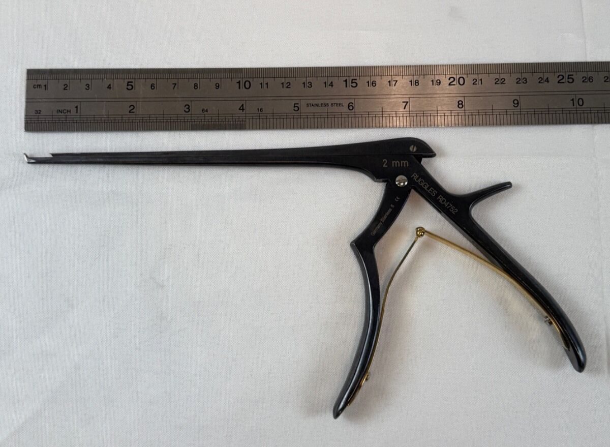 REDMOND RD4752 Diamond Micro Kerrison Rongeur 2mm x 40deg Up x 7" Thin FP Neuro — photo 7
