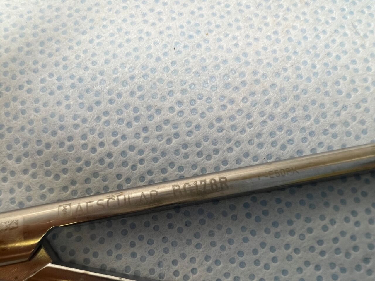 AESCULAP BC178R Potts Tenotomy Scissors Curved Blunt Tips 7" — photo 2