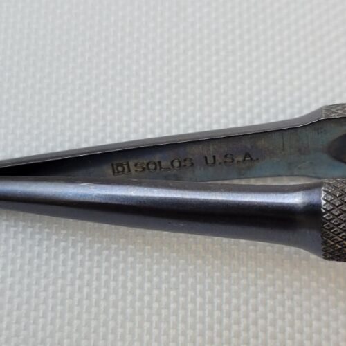 SOLOS U.S.A. ST2056 Castroviejo Needle Holder Spring-Action Precise Jaws — photo 6