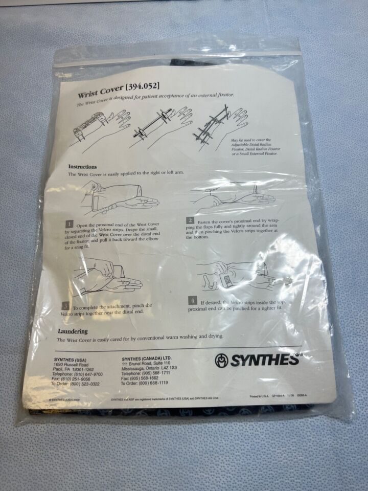 SYNTHES 394.052 Wrist Cover