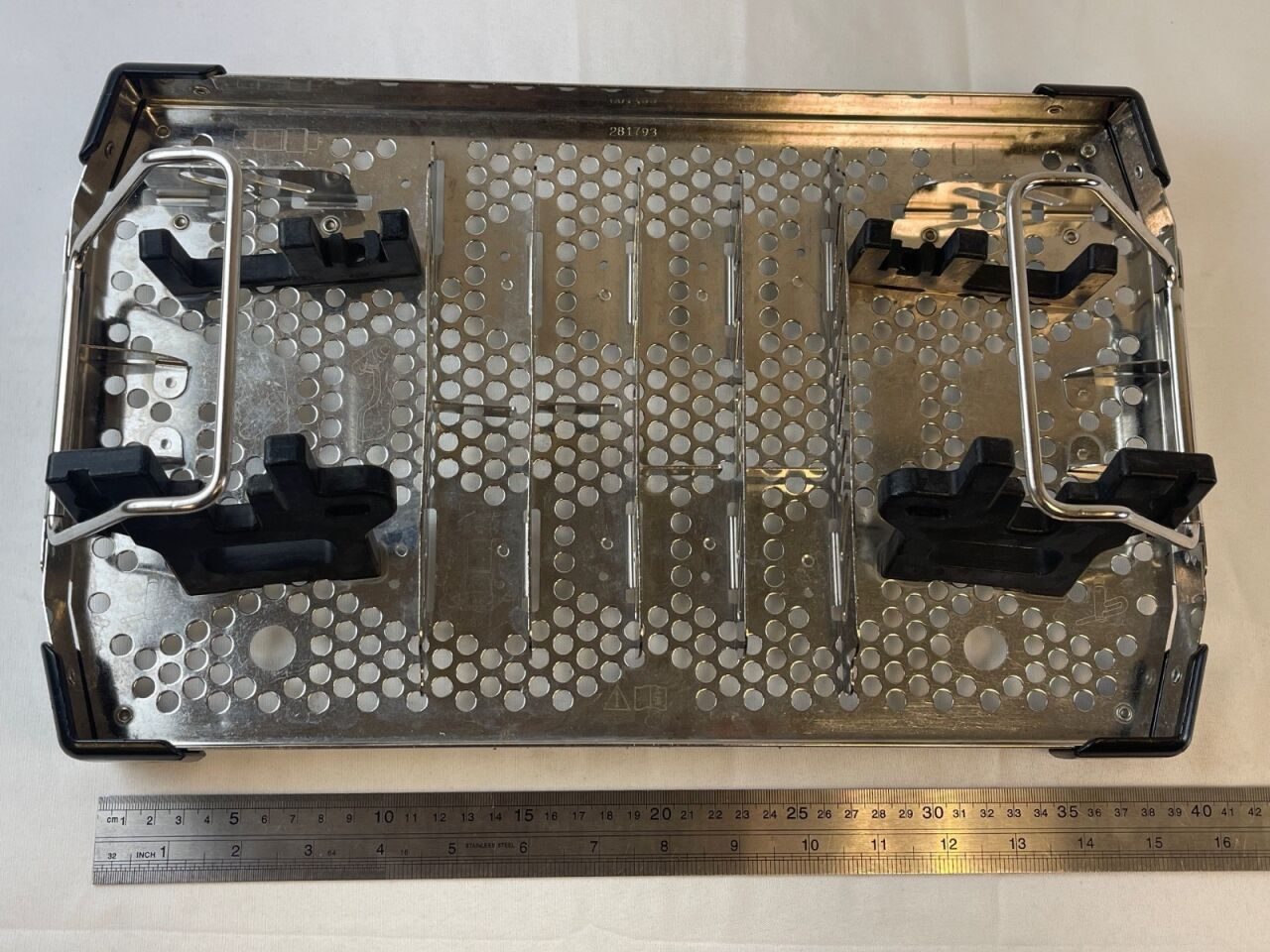 STRYKER 4405-452-010  CD4 Sabo 2 Large 2 Handpiece Insert Tray 8x Attachments Surgical Cases — photo 8