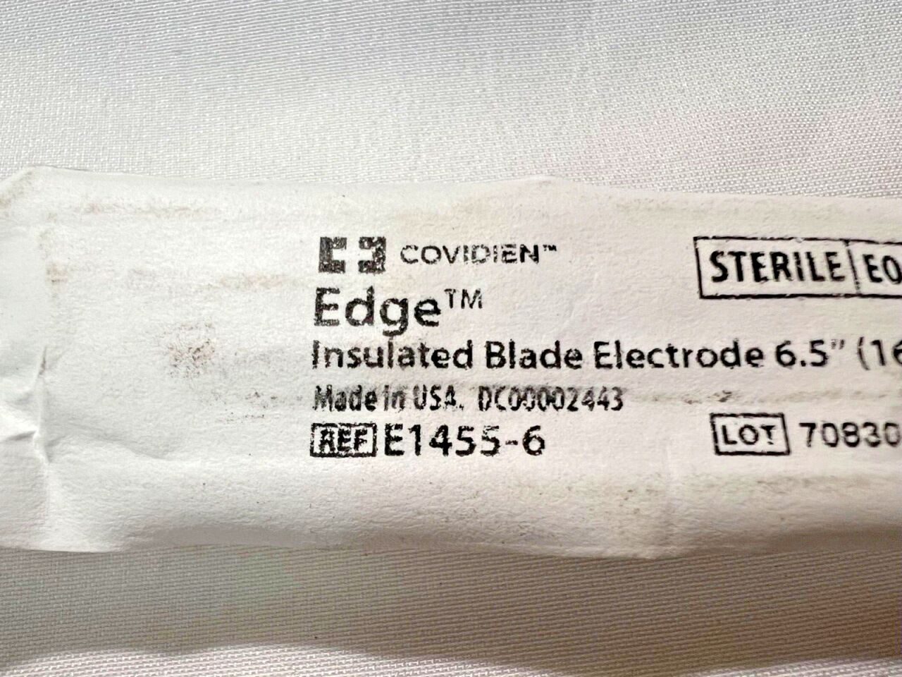 COVIDIEN E1455-6 Edge 6-1/2" Insulated Blade Electrode — photo 2