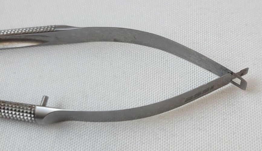 ASSI SAS-15R8 Adventitia and Suture Scissors, Straight, Stainless Steel, 6" — photo 4
