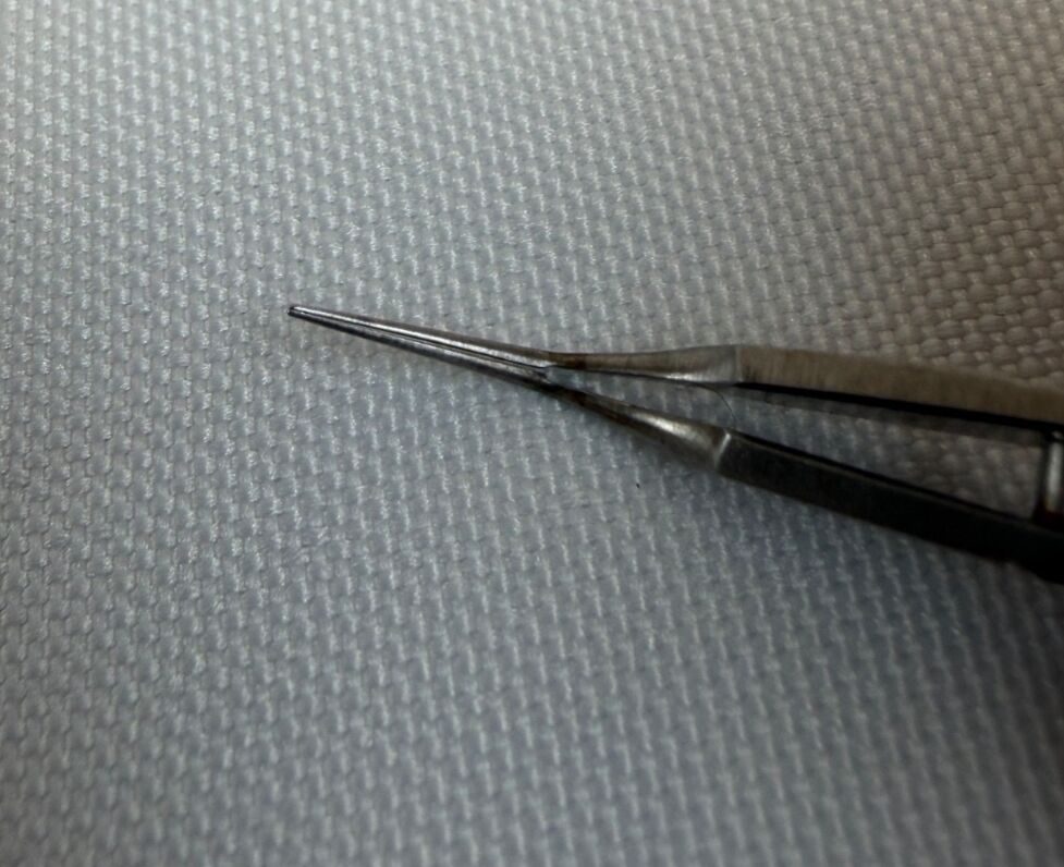 KARL STORZ E1807 Sheets McPherson Tying Forceps 10mm Angled Platform 82mm — photo 4