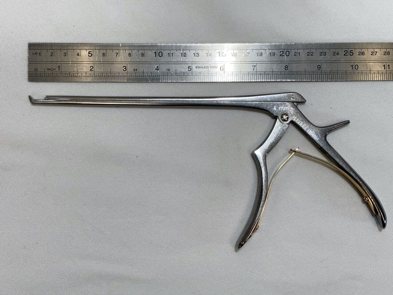 INTEGRA RUGGLES RB4894 Micro Stealth 4mm x 40deg Up x 8" Kerrison Rongeur Neuro — photo 10