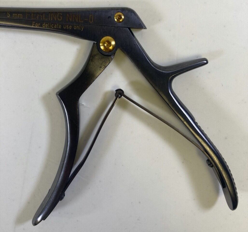 FEHLING NNL-0 Ceramo Coat Ejector Black Kerrison Rongeur 5mm x 10" x 40deg Up Neuro — photo 2