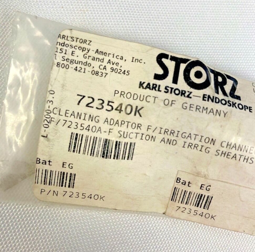 KARL STORZ 723540K Cleaning Adaptor for Irrigation Channel — photo 2