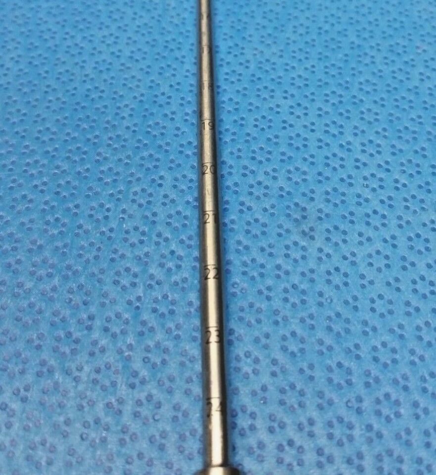AESCULAP EO012R Sims Uterine Probe Curved Malleable 4mm X 330mm — photo 2
